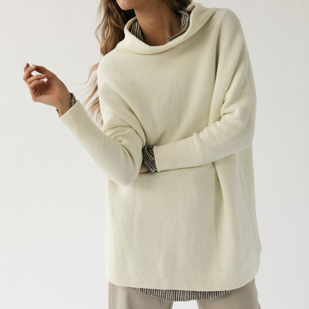 Cream Free People Ottoman